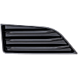 Front, Driver Side Fog Light Cover, Black, 6 Cyl., 3.6L Engine