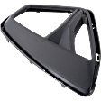Front, Passenger Side Fog Light Trim, Textured Black
