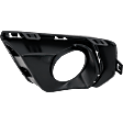 Front, Passenger Side Fog Light Trim, Textured Black