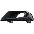 Front, Passenger Side Fog Light Trim, Textured Black