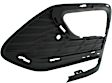 Front, Driver Side Fog Light Trim, Textured Black, with RS Package