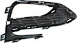 Front, Driver Side Fog Light Trim, Textured Black, with RS Package