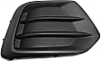 Front, Passenger Side Fog Light Cover, Textured Black, 4 Cyl., 1.4L Engine