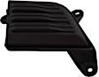 Front, Driver Side Fog Light Cover, Textured Black
