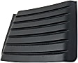 Passenger Side Grille Assembly, Textured Black Shell and Insert, Hood Grille