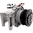 2003-2007 Isuzu Ascender - A/C Compressor, With Clutch, 6-Groove Pulley, 4.2L, 6Cyl