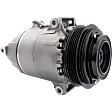 A/C Compressor, With Clutch, 5-Groove Pulley