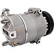 A/C Compressor, With Clutch, 5-Groove Pulley