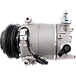 A/C Compressor, With Clutch, 5-Groove Pulley
