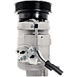 A/C Compressor, With Clutch, 6-Groove Pulley