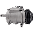 A/C Compressor, With Clutch, 6-Groove Pulley