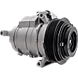 A/C Compressor, With Clutch, 6-Groove Pulley