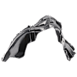 Front, Driver Side Fender Liner