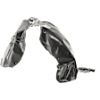 Front, Driver Side Fender Liner, Polypropylene Material