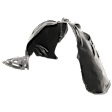 Front, Driver Side Fender Liner, Polypropylene Material