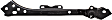 Radiator Support Upper Tie Bar, Driver Side, CAPA Certified