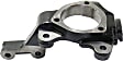Front, Driver Side Steering Knuckle, Without Backing Plate, Without Bearing