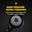Front, Passenger Side, Upper Control Arm, Non-Greasable, Includes nut, Includes bolt and nut