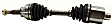 Front, Driver or Passenger Side Axle Assembly, 2.2L/2.4L Engine, Automatic Transmission