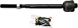 Front, Driver or Passenger Side, Inner Tie Rod End, RWD