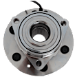 2014 Chevrolet Silverado 1500 - Front, Driver or Passenger Side Wheel Hub, 4WD, 6 Lugs, With Bearing, With Sensor