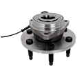 2014 Chevrolet Silverado 1500 - Front, Driver or Passenger Side Wheel Hub, 4WD, 6 Lugs, With Bearing, With Sensor