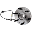 2014 Chevrolet Silverado 1500 - Front, Driver or Passenger Side Wheel Hub, 4WD, 6 Lugs, With Bearing, With Sensor
