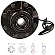 Front, Driver or Passenger Side Wheel Hub, With Bearing, With Sensor, 8 x 6.49 in. Bolt Pattern, 4WD