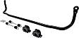 Front Sway Bar Kit, Black, Steel, 29 mm, Non-Adjustability, AWD