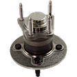 Rear, Driver or Passenger Side Wheel Hub, With Bearing, 4 Lugs, Non-ABS