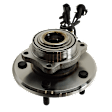 Rear, Driver or Passenger Side Wheel Hub, With Bearing, With Sensor, 5 x 5 in. Bolt Pattern