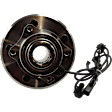 Rear, Driver or Passenger Side Wheel Hub, With Bearing, With Sensor, 5 x 5 in. Bolt Pattern