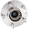 Rear, Driver or Passenger Side Wheel Hub, With Bearing, 5 x 4.52 in. Bolt Pattern