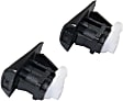 Driver and Passenger Side Windshield Washer Nozzles, For Models without Heated Washer Nozzles