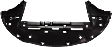 Front Engine Splash Shield, Closeout Panel