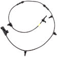 Front, Driver or Passenger Side ABS Speed Sensor, Wheel Mounted, For Models With Collision Mitigation Braking System