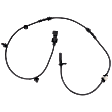 Front, Driver or Passenger Side ABS Speed Sensor, Wheel Mounted, Except For Models With Collision Mitigation Braking System