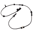 Front, Driver or Passenger Side ABS Speed Sensor, Wheel Mounted, Except For Models With Collision Mitigation Braking System
