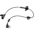 Front, Driver or Passenger Side ABS Speed Sensor, Spindle Mounted