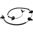 Rear, Driver or Passenger Side ABS Speed Sensor, Spindle Mounted