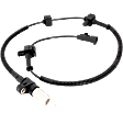 Rear, Driver or Passenger Side ABS Speed Sensor, Spindle Mounted