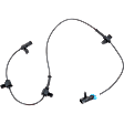 Rear, Driver or Passenger Side ABS Speed Sensor, Spindle Mounted