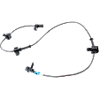 Rear, Driver or Passenger Side ABS Speed Sensor, Spindle Mounted