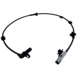 Front, Driver Side ABS Speed Sensor, 2 Male Blade Terminal, 1 Female Square Connector, Bolt Mounting Type, Wheel Mounting Location	