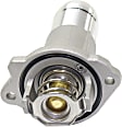 Thermostat Housing - Stainless Steel, Direct Fit, Sold individually, Gas, Includes Sensor and Gasket