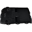 Transmission Pan - Black, Plastic, Stock Depth, Sold Individually