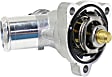 Thermostat Housing, 4 Cyl., 1.2L Engine, Blade Type, 2-prong Male Terminal