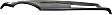 Dash Cover, Black, 1-Piece Design, Defroster Grille, with Speaker Holes