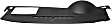 Dash Cover, Black, 1-Piece Design, Defroster Grille, with Speaker Holes
