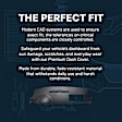 Dash Cover, Black, 1-Piece Design, Defroster Grille, with Speaker Holes